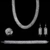 Handmade Set "Infinity" Filigree Silver Jewelry from Cyprus