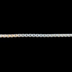 Silver Chain "Box" - long