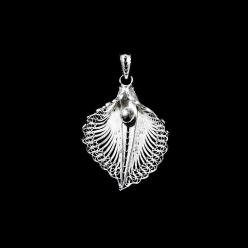 Handmade Set  "Virgin Lotus" Filigree Silver Jewelry from Cyprus