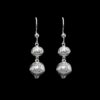 Handmade Earrings "Spheres" Filigree Silver Jewelry from Cyprus