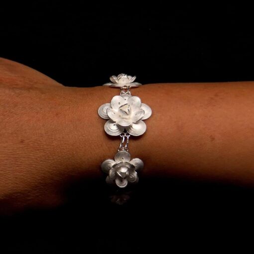 Handmade Bracelet "Regen" Filigree Silver Jewelry from Cyprus