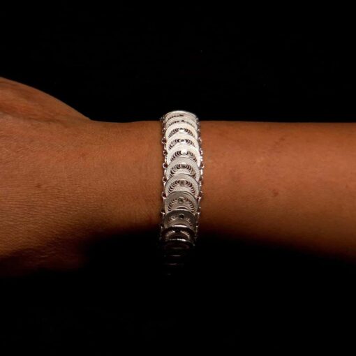 Handmade Bracelet "Infinity" Filigree Silver Jewelry from Cyprus