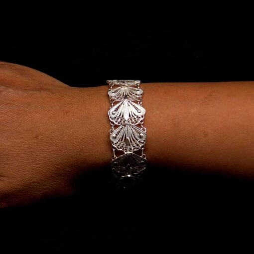 Handmade Set "Indie" Filigree Silver Jewelry from Cyprus