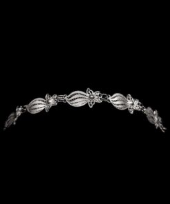 Handmade Bracelet "Falling Star" Filigree Silver Jewelry from Cyprus