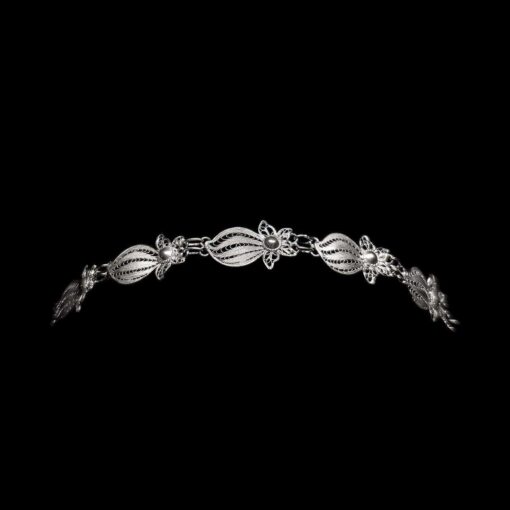 Handmade Bracelet "Falling Star" Filigree Silver Jewelry from Cyprus