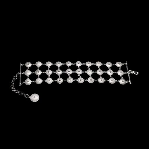 Handmade Bracelet "Sun" Filigree Silver Jewelry from Cyprus