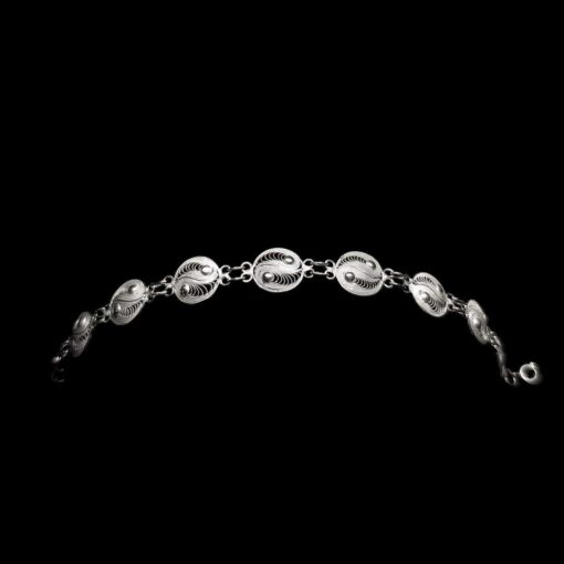 Handmade Bracelet "Yin Yang" Filigree Silver Jewelry from Cyprus