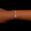 Handmade Bracelet "Gaze" Filigree Silver Jewelry from Cyprus