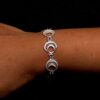 Handmade Bracelet "Analogy" Filigree Silver Jewelry from Cyprus
