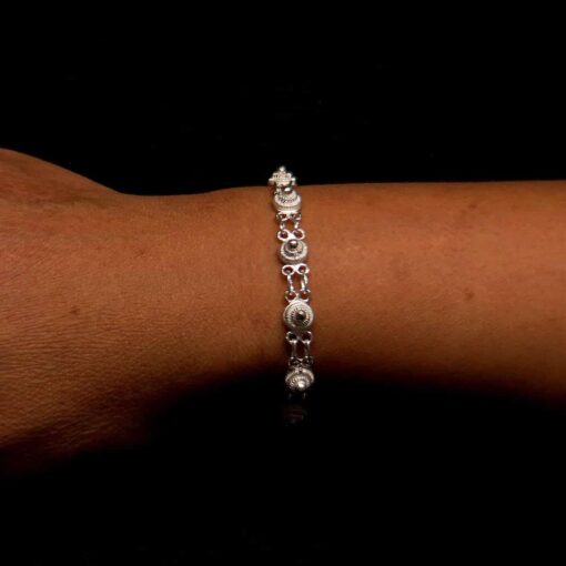 Handmade Bracelet "Unity" Filigree Silver Jewelry from Cyprus