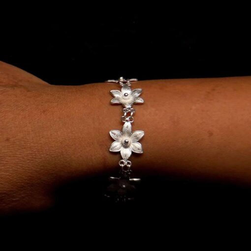 Handmade Bracelet "Margarita" Filigree Silver Jewelry from Cyprus