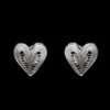 Handmade Earrings "Affection" Filigree Silver Jewelry from Cyprus