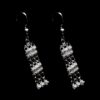 Handmade Earrings "Poppy" Filigree Silver Jewelry from Cyprus