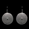 Handmade Earrings "Moon" Filigree Silver Jewelry from Cyprus