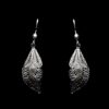 Handmade Earrings "Angel" Filigree Silver Jewelry from Cyprus