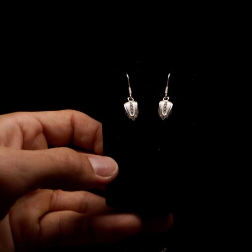 Handmade Earrings "Fancy Pome" Filigree Silver Jewelry from Cyprus