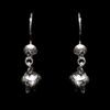 Handmade Earrings "Shiny Pome" Filigree Silver Jewelry from Cyprus