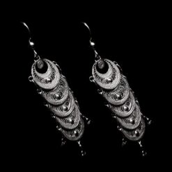 Handmade Earrings "Infinity" Filigree Silver Jewelry from Cyprus