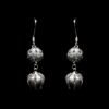 Handmade Earrings "Pome Sphere" Filigree Silver Jewelry from Cyprus