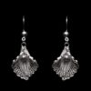 Handmade Earrings "Virgin Lotus" Filigree Silver Jewelry from Cyprus