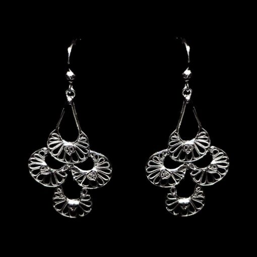 Handmade Earrings "Artisan" Filigree Silver Jewelry from Cyprus