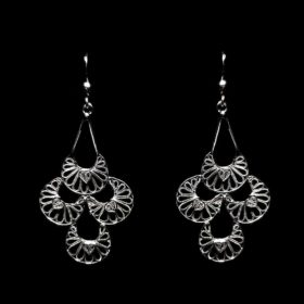 Handmade Earrings "Artisan" Filigree Silver Jewelry from Cyprus