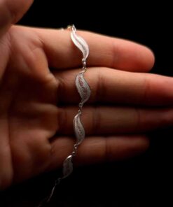 Handmade Necklace "Wave" Filigree Silver Jewelry from Cyprus