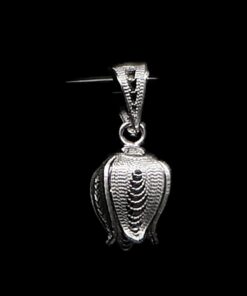 Handmade Pendant "Shiny Pome" Filigree Silver Jewelry from Cyprus