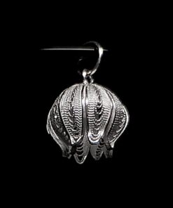 Handmade Pendant "Pomegranate" Filigree Silver Jewelry from Cyprus