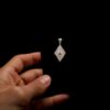 Handmade Pendant "Diamond" Filigree Silver Jewelry from Cyprus