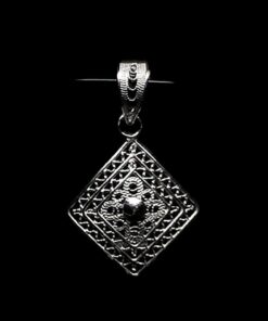 Handmade Pendant "Balance" Filigree Silver Jewelry from Cyprus