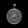 Handmade Pendant "Cosmos" Filigree Silver Jewelry from Cyprus