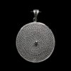 Handmade Pendant "Moon" Filigree Silver Jewelry from Cyprus