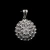 Handmade Pendant "Dahlia " Small Filigree Silver Jewelry from Cyprus