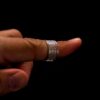 Handmade Ring "New Moon" Filigree Silver Jewelry from Cyprus