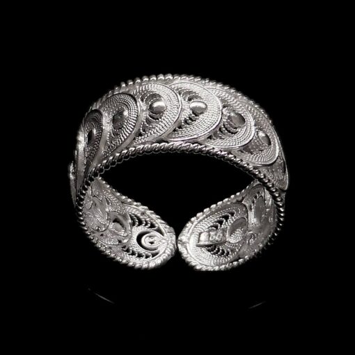 Handmade Ring "New Infinity" Filigree Silver Jewelry from Cyprus
