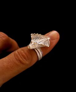 Handmade Ring "Virgin Lotus " Filigree Silver Jewelry from Cyprus