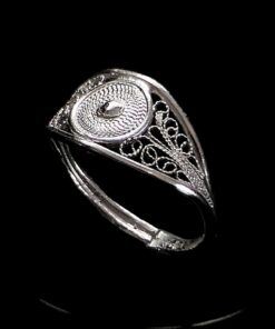 Handmade Ring "Sun" Filigree Silver Jewelry from Cyprus