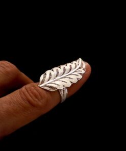 Handmade Ring "Rebirth" Filigree Silver Jewelry from Cyprus