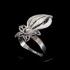 Handmade Ring "Falling Star" Filigree Silver Jewelry from Cyprus