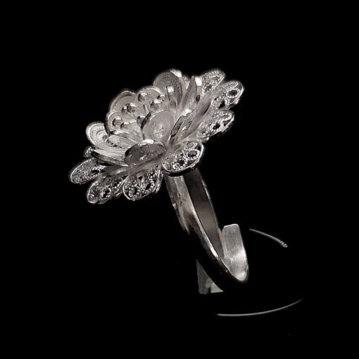 Handmade Ring "Babylon" Filigree Silver Jewelry from Cyprus