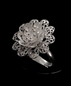Handmade Ring "Babylon" Filigree Silver Jewelry from Cyprus