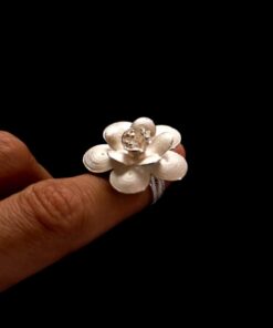 Handmade Ring "Regen" Filigree Silver Jewelry from Cyprus