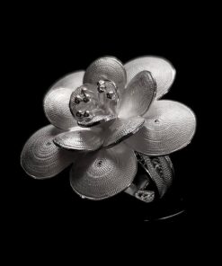 Handmade Ring "Regen" Filigree Silver Jewelry from Cyprus