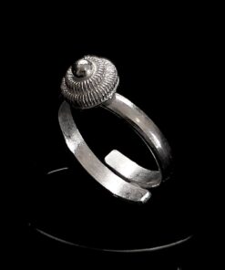 Handmade Ring "Dahlia" Filigree Silver Jewelry from Cyprus