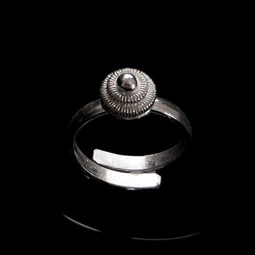 Handmade Ring "Dahlia" Filigree Silver Jewelry from Cyprus