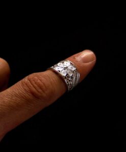 Handmade Ring "Stellar" Filigree Silver Jewelry from Cyprus