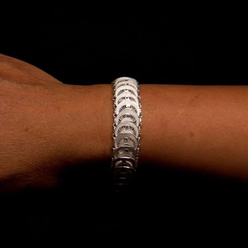 Handmade Set "Infinity" Filigree Silver Jewelry from Cyprus