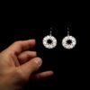 Handmade Set "Accretion" Filigree Silver Jewelry from Cyprus