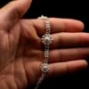 Handmade Set "Central" Filigree Silver Jewelry from Cyprus